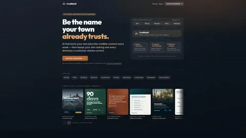 Screenshot of CredibleAI
