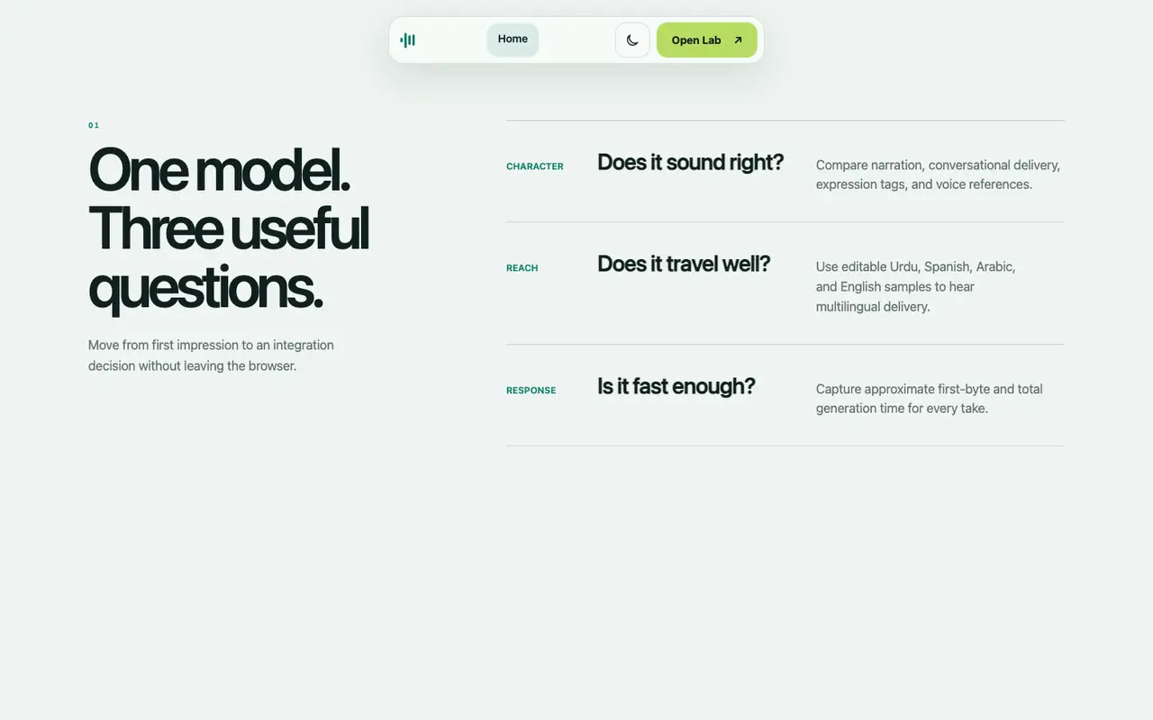 Signal Tank landing page, section 2