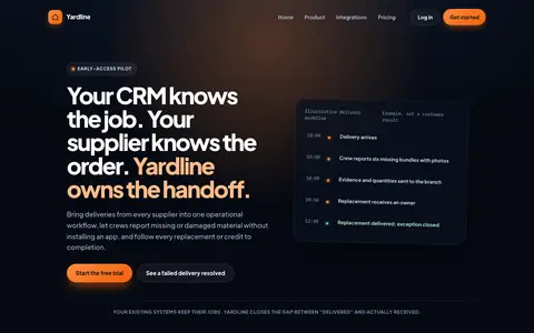 Screenshot of Yardline